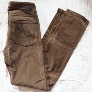 Zara Brown Corduroy Pants